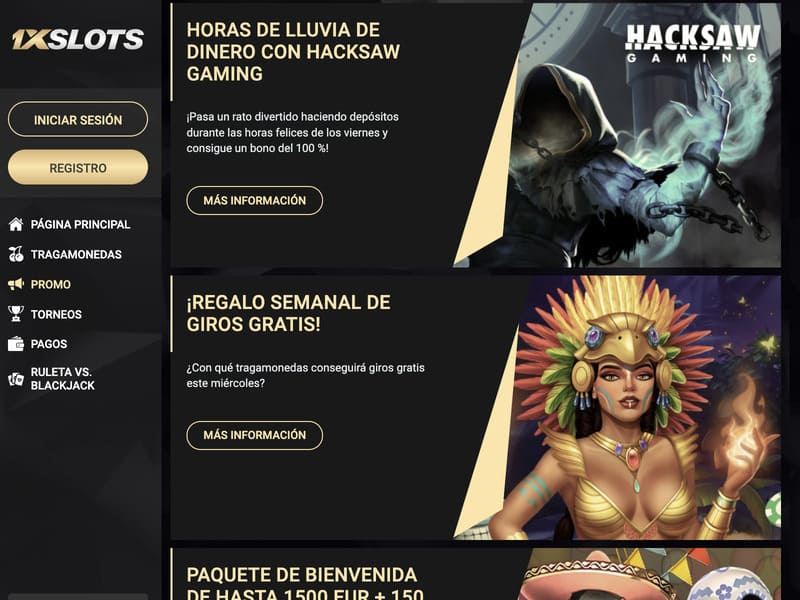 Registro en 1xslots a través de perfiles de redes sociales