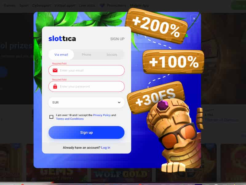 التسجيل في لعبة Aviator Scribe Slottica