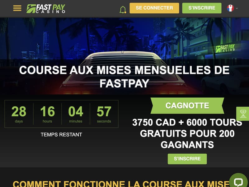 Bonus casino Fastpay