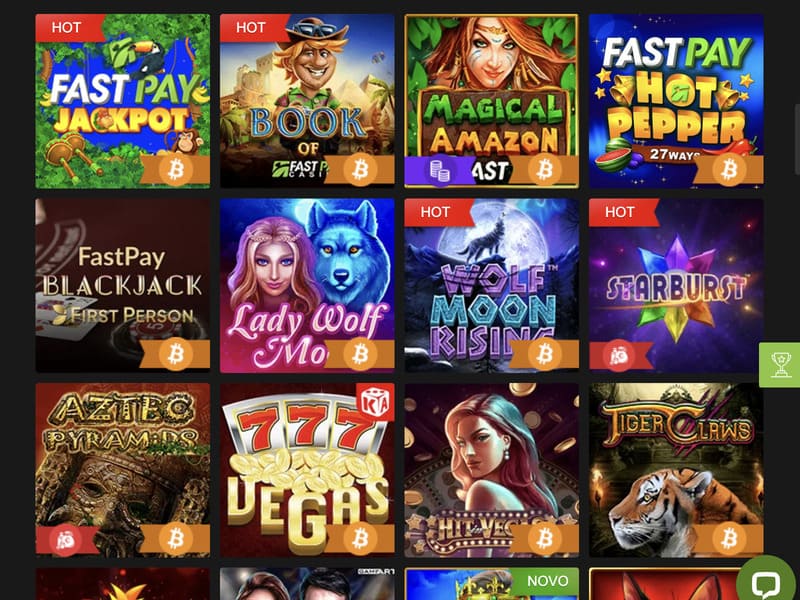 Vantagens de jogar no casino online Fast Pay