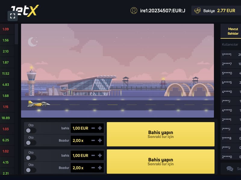 JetX nerede oynanır