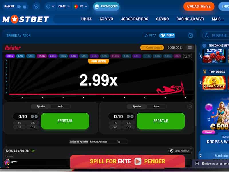 Jogue online Aviator Spribe Mostbet