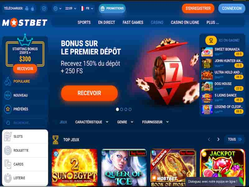 Avantages de s'inscrire sur MostBet