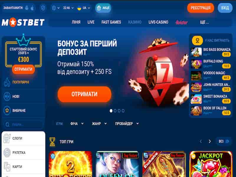 Переваги реєстрації в MostBet