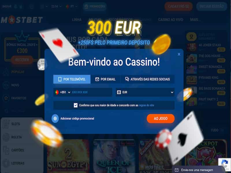 Registro no MostBet com um número de telefone