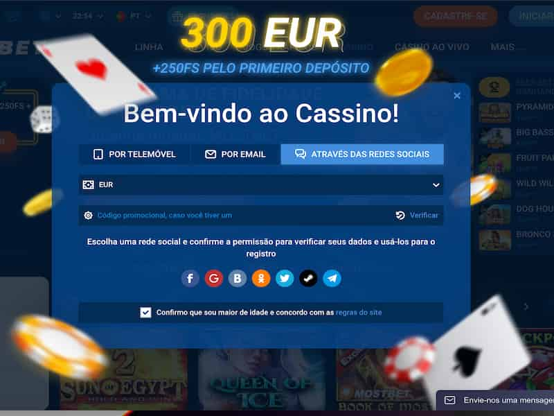 Registrando-se na Mostbet com uma conta de rede social