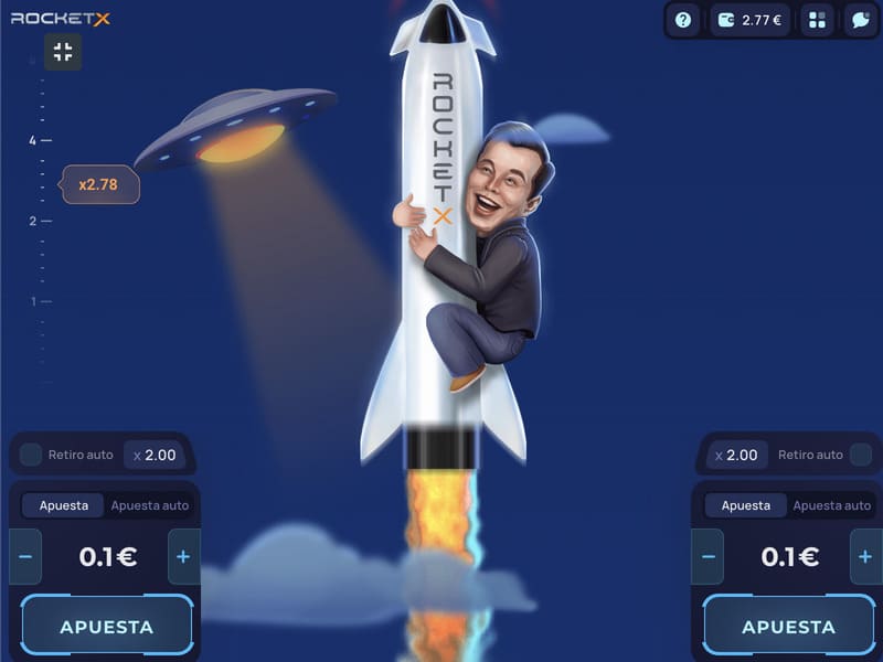 ¿Cómo puedo jugar y ganar en Rocket X?