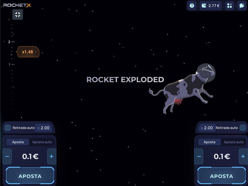 O objetivo de jogar Rocket X