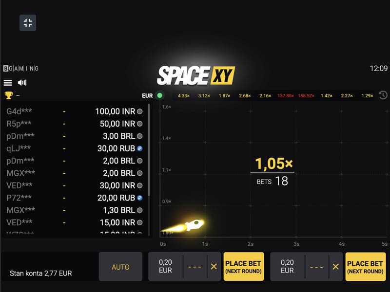 Strategie i taktyki w Space XY