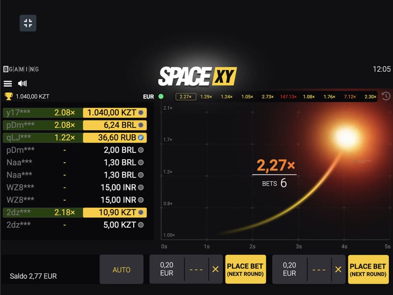 Estratégias e táticas no Space XY